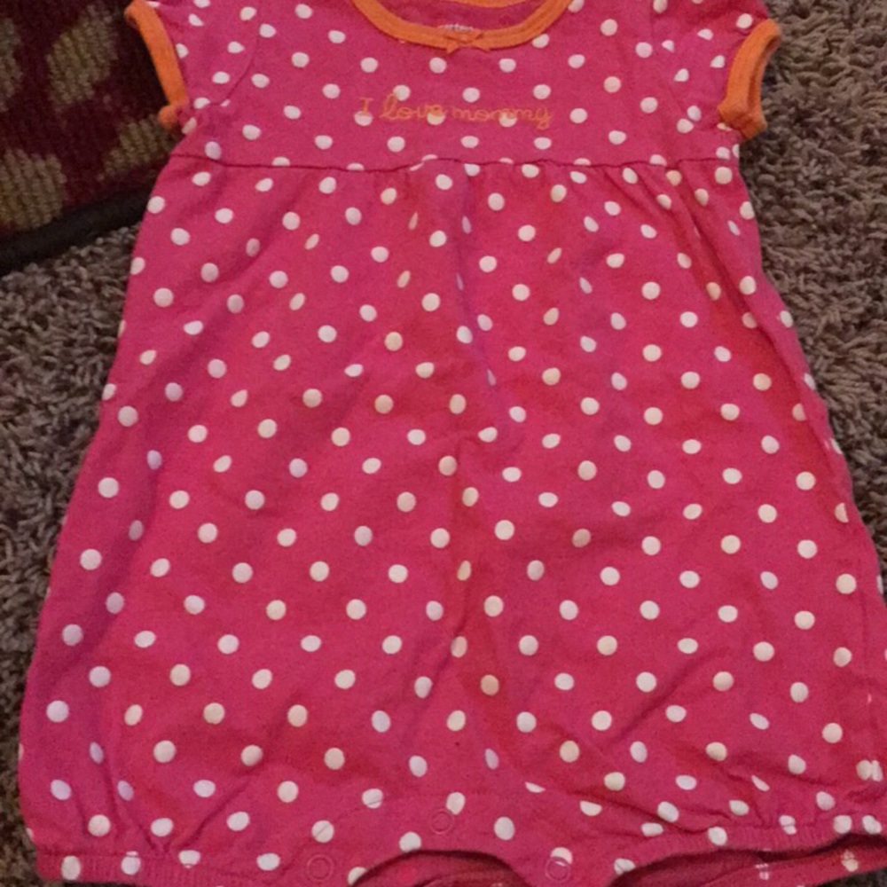 Carters 12m romper EUC